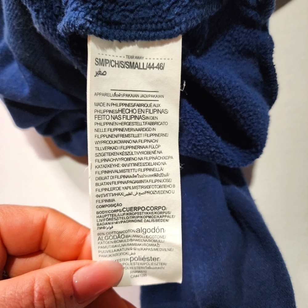 Under Armour Pullover Hoodie Small Dark Blue - Picture 4 of 5